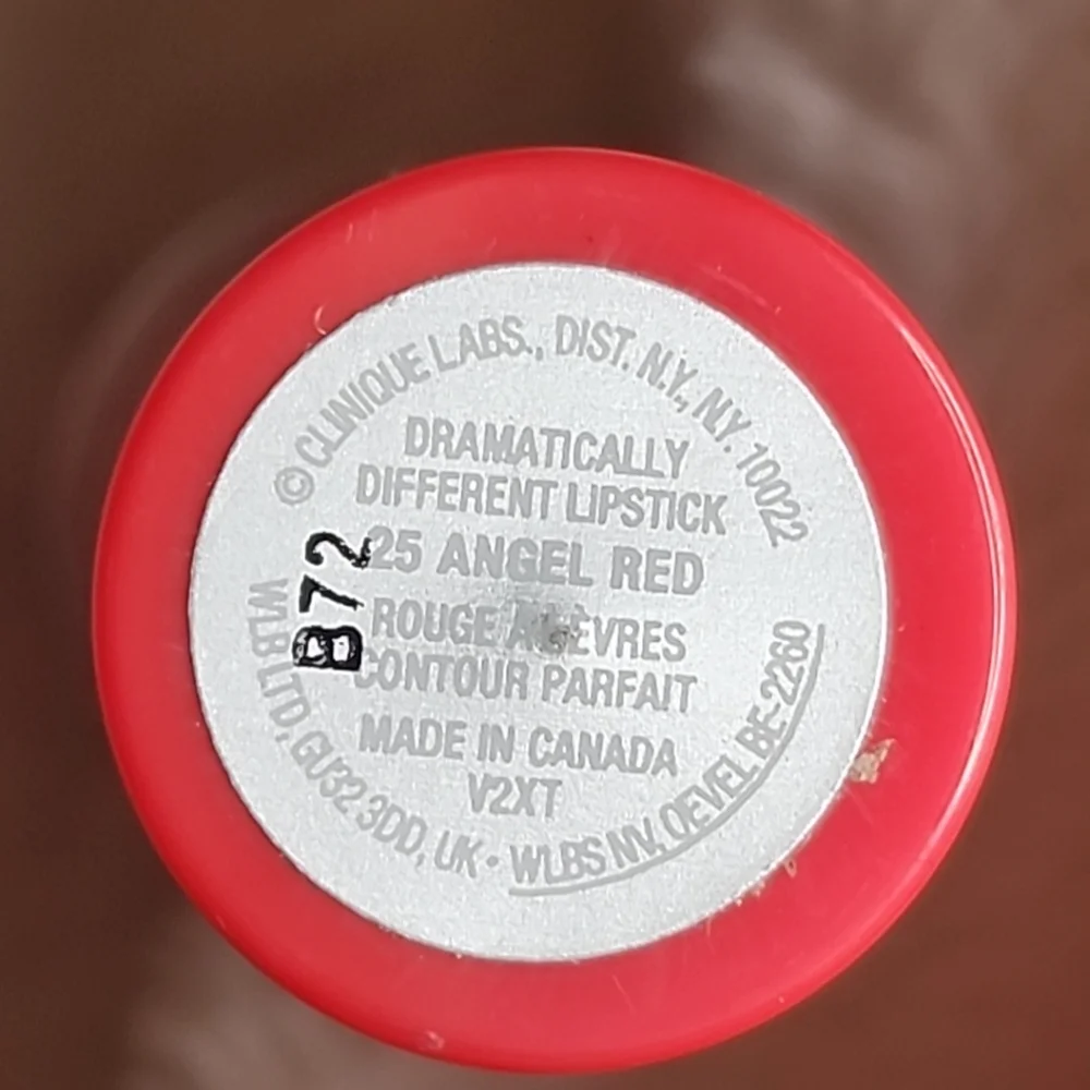 NWOB Clinique Dramatically Different Lipstick #25 Angel Red Full Size - Picture 4 of 4